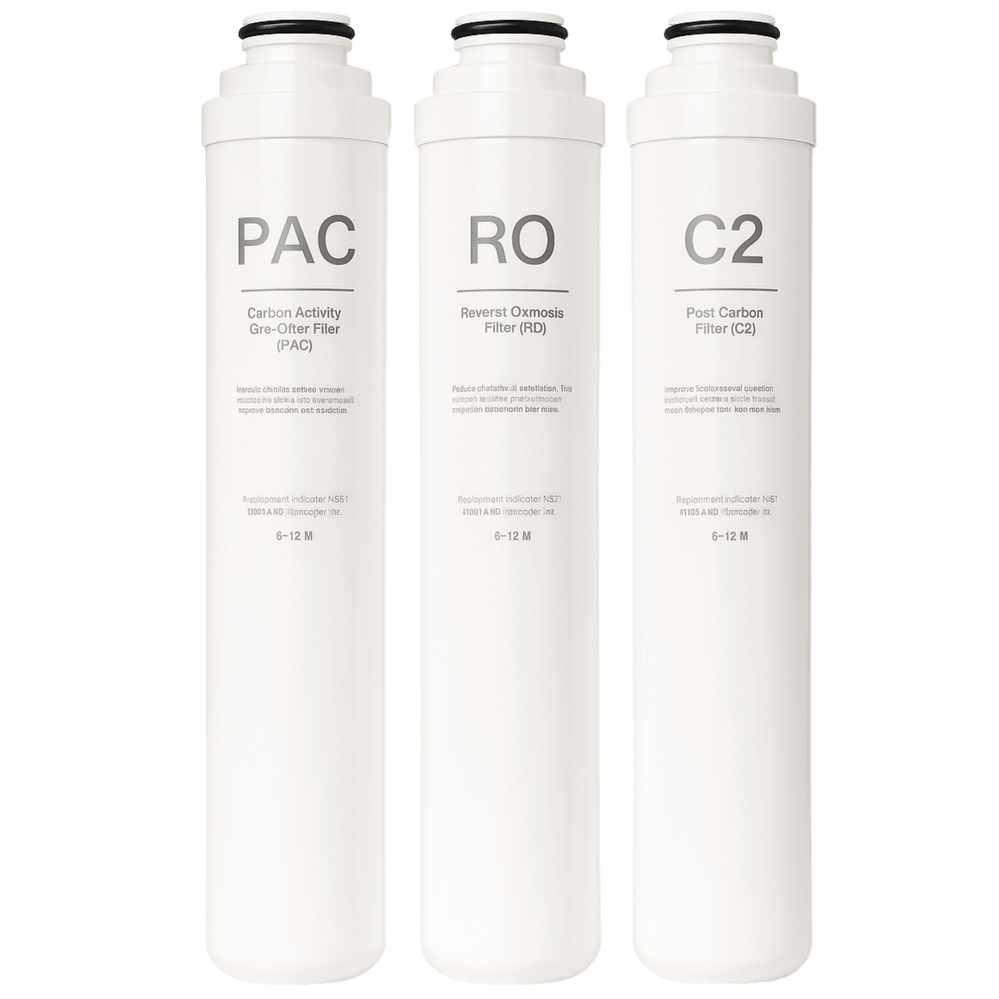 filterset van de osmora standaard pac-ro-c2