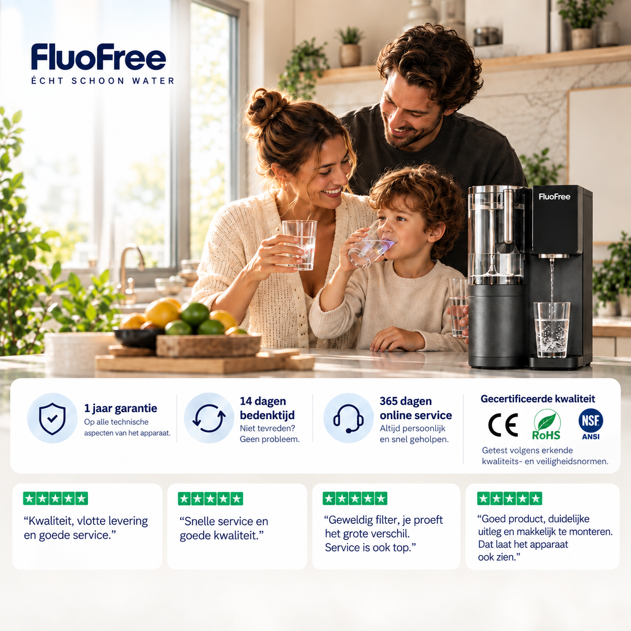 Osmora Premium | Geavanceerd aanrechtfilter met waterstofverrijking