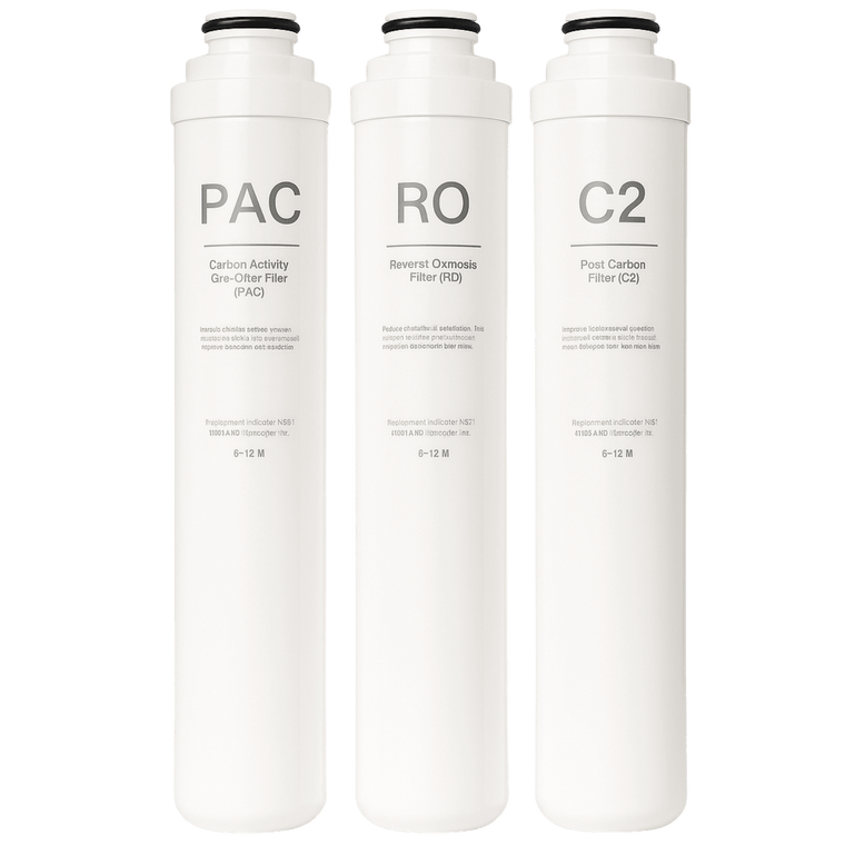 filterset van de osmora standaard pac-ro-c2