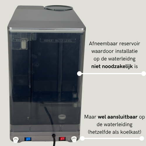 gemakkelijke installatie omgekeerde osmose waterfilter fluofree