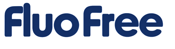 Fluofree logo transparante achtergrond